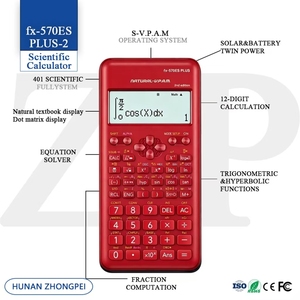 <span class=keywords><strong>Calculadora</strong></span> Científica Digital Fx-570ES PLUS-2 RE SKD PCB con 401 Funciones para la Escuela y Oficina, Fabricación OEM/ODM - Product Image 3