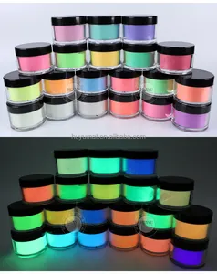 Longue lueur fluorescente lumineuse Afterglow dans le pigment de poudre sombre pour le caoutchouc et le silicone en plastique