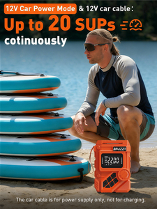 <span class=keywords><strong>Pompe</strong></span> à air électrique portable légère 22 PSI <span class=keywords><strong>pour</strong></span> gonflage/dégonflage de paddleboard, <span class=keywords><strong>pompe</strong></span> SUP rechargeable - Product Image 4