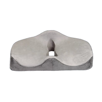 Coussin orthopédique en mousse à mémoire de forme pour le soutien du dos, idéal pour chaise de bureau et voiture, avec housse antidérapante – Vente en gros