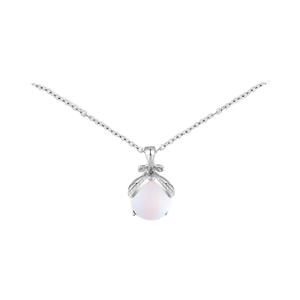 Lueaurra Idea Original colgante fino collar piedra lunar circón regalo mujeres adolescentes hijas mamás <span class=keywords><strong>hermanas</strong></span> <span class=keywords><strong>cumpleaños</strong></span> regalo de Navidad - Product Image 1