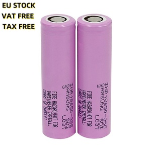 NCR 18650 EU Stock 35E 3500mAh 10A para carros <span class=keywords><strong>de</strong></span> golf y herramientas eléctricas 18650 Electrónica <span class=keywords><strong>de</strong></span> consumo 10A Baterías cilíndricas <span class=keywords><strong>de</strong></span> iones <span class=keywords><strong>de</strong></span> <span class=keywords><strong>litio</strong></span> - Product Image 1