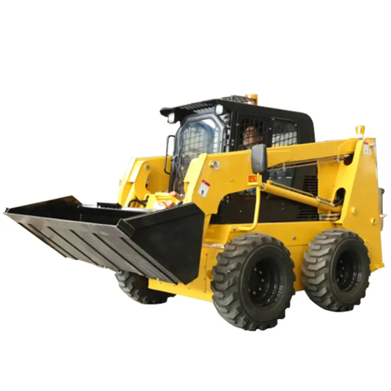 Loader Skid Steer Mini Murah Tiongkok dengan Lampiran