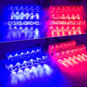 6x6 LED Bề mặt gắn kết nhấp nháy lưới tản nhiệt đèn không dây từ xa LED cảnh báo xây dựng đèn khẩn cấp ánh sáng nhấp nháy đèn - Product Image 4