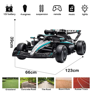 Auto de Juguete con Batería Mercedes-AMG PETRONAS <span class=keywords><strong>F1</strong></span> Team 550 Licenciado, Go Kart para Niños y Adultos, Auto Eléctrico para Niños Mercedes - Product Image 2