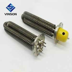 Résistances de charge 230V 1kw 2kw 3kw, éléments chauffants <span class=keywords><strong>à</strong></span> tubes <span class=keywords><strong>à</strong></span> <span class=keywords><strong>ailettes</strong></span> forcées, chauffage <span class=keywords><strong>à</strong></span> air - Product Image 6