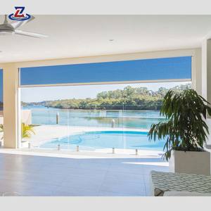 Persianas enrollables motorizadas personalizadas, cortinas opacas para ventana de dí<span class=keywords><strong>a</strong></span> y noche con control remoto inteligente, persianas enrollables motorizadas eléctricas para exteriores - Product Image 6