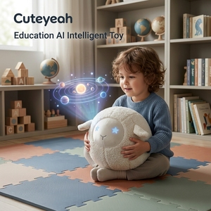 Peluche Mouton Nuage Électrique Multilingue IA Jouet Interactif Intelligent Éducatif pour la <span class=keywords><strong>Maternelle</strong></span> Compagnon d'Éveil Émotionnel et de Sommeil Poupée Douce - Product Image 1