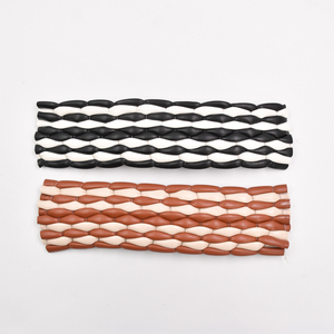 Commercio all'ingrosso 6CM in pelle Pu <span class=keywords><strong>sandali</strong></span> decorazione su misura treccia piatta cinturino nastro Semi accessorio per sandalo - Product Image 2