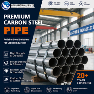 Tuyau en acier au carbone sans soudure A106 Gr.B A53 Gr.B, revêtement 3PE, 219,1 mm, 10 mm, Sch10, qualité construction durable - Product Image 1