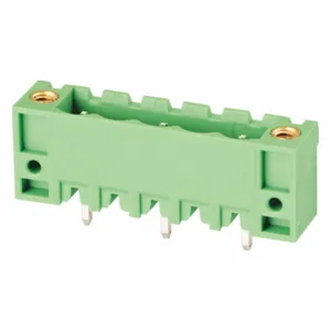 Pluggable male terminal block with copper nuts 10.16mm