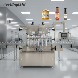 粘性のある250g・500gのホットソース＆トマトソース用ホット充填機、水やヨーグルトのボトル充填機販売中 - Product Image 1