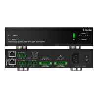 FHB AMP-150D 150W Dante Sınıfı D Amplifikatör 2x75W 70V 100V 4 8Ohm Yarım Raf 31 Bantlı GEQ RS-232