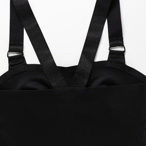 Ladymate ODM/OEM Camiseta Sin Mangas Con Para Mujer Women Plain No Show Bralette Seamless Ice Silk Bra Wirefree Crop Top Bra - Product Image 4