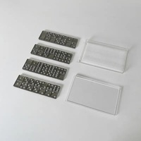 Jeu de dominos en acrylique, tuiles de Pai Gow, produits en acrylique personnalisés, jouets éducatifs