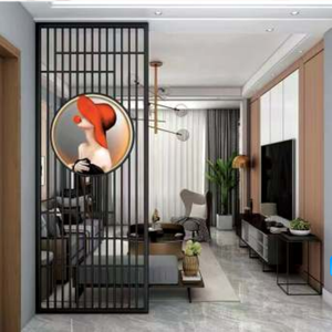 Laser Cut Stainless Steel <b>Screen</b> Custom Metal Partition Room <b>Divider</b> for Hotel Lobby Decoration - Product Image 5