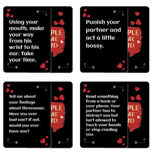 Juego de Cartas Creativo para Parejas, Cartas Ecológicas, Portátiles, Personalizables, con Esquinas Redondeadas, de Pengle - Product Image 4