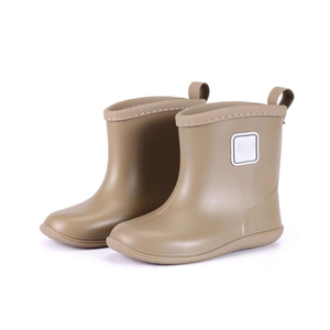 Bottes de pluie imperméables en PVC pour enfants, filles et garçons, antidérapantes, mi-mollet, chaussures <span class=keywords><strong>d</strong></span>'<span class=keywords><strong>eau</strong></span> pour bébés - Product Image 1