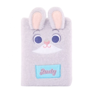Caderno Plush UNIKx A6 com Capa de Animal em Cartoon, Veludo Baole, 80 Folhas, Diário de Presente para Crianças e Fãs - Product Image 6