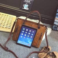 Sacs à main de marque de luxe pour femmes, sacs de styliste, sac à main Vintage à Double poche, sacoche décontractée, sacs à bandoulière de grande capacité pour dames