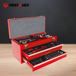 Maxpower Auto Repair – Coffret d'outils de 90 pièces pour <span class=keywords><strong>réparation</strong></span> automobile et domestique, avec douilles et clés, boîte à outils en fer - Product Image 1