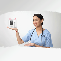 Pompe à perfusion IV vétérinaire avec écran tactile pour hôpitaux vétérinaires, verrouillage anti-touche accidentelle, modes de contrôle double, réglage VTBI
