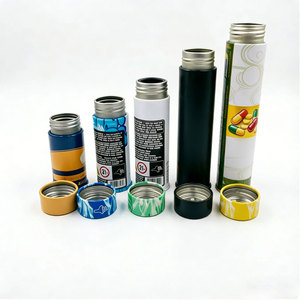 Hot Sale 1 2 3 4 oz <b>Small</b> Round Empty Child Resistant Tinplate <b>Jar</b> Silver Aluminum Round Tins Cans Bottle 3.5 Flower Packaging - Product Image 2