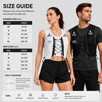 Gilet de course à pied léger en nylon tendance avec poches souples pour bouteilles et téléphone, ajustement sans pression pour l'entraînement longue distance