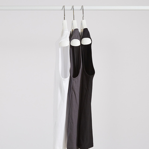 T-<span class=keywords><strong>shirt</strong></span> <span class=keywords><strong>sans</strong></span> manches en coton surdimensionné 210 g/m² d'été de haute qualité pour femmes - Product Image 3