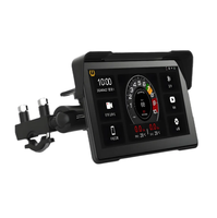 V533 Écran de 6.25 pouces IPX8 étanche Double BT Navigation GPS 2 caméras Android Auto Moto Carplay