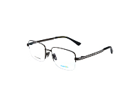 Kacamata Superovo Titanium Half-Frame Half-Rim Ringan Unisex Dewasa Desain Lipat Berlian Hiasan Wajah untuk Sehari-hari