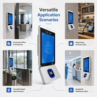 Lecteur biométrique de veine palmaire Android 11 commercial 5'' 8'' avec écran tactile LCD IPS et système d'exploitation Android 11 pour la gestion des présences et des paiements