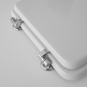 Abattant de toilettes Gravena Garbo Vase, design allongé moderne avec fonction de fermeture douce, télécommande, en matériau PP pour salle de bain - Product Image 4