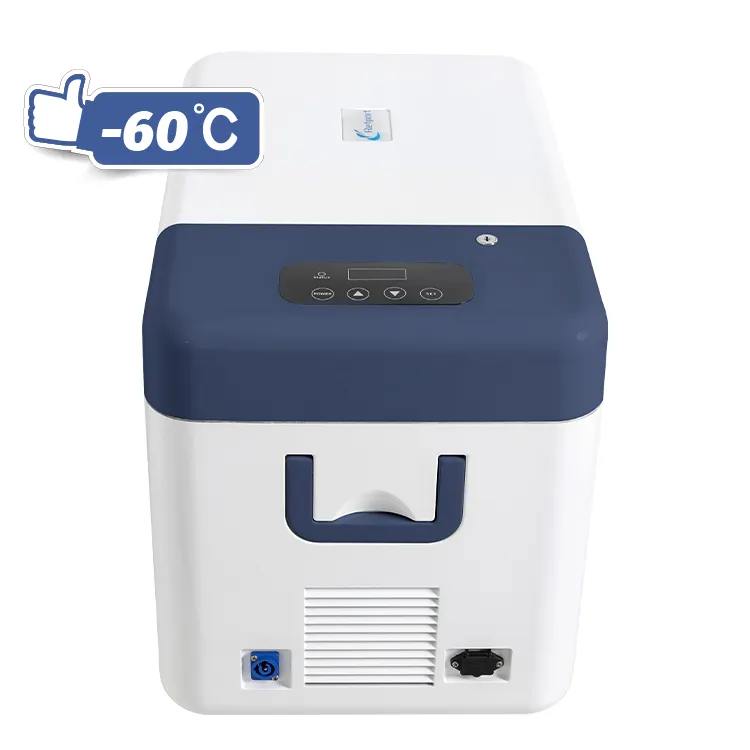 Refport ultra low temperature compressor desktop freezer -60C Stirling cooler frigorifero portatile DC