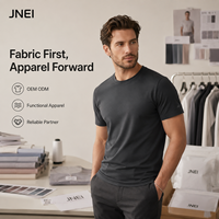 Camiseta Deportiva Ligera para Hombre JNEI, 150 g/m², Secado Rápido, Protección UV, Transpirable, para Pickleball, Pádel