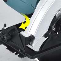 Scie circulaire électrique industrielle professionnelle 1300W, outil électrique 220V/110V, coupe du bois, lame de 7 pouces, profondeur maximale de coupe de 185 mm