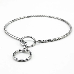 3mm 4mm 5mm Custom Zubehör Metall 18 Karat vergoldet Runde Schlangen kette Verstellbare Halskette Haustier Hunde ketten Halsbänder - Product Image 6