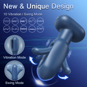 Juguete sexual Anal con vibración para movimiento de palmaditas Gay, Control remoto por aplicación, enchufe recargable - Product Image 2