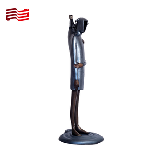 Adornos <span class=keywords><strong>de</strong></span> Hotel <span class=keywords><strong>de</strong></span> resina negra <span class=keywords><strong>de</strong></span> estilo nórdico, escultura <span class=keywords><strong>de</strong></span> arte abstracto <span class=keywords><strong>de</strong></span> retrato <span class=keywords><strong>de</strong></span> cuerpo humano, escultura decorativa <span class=keywords><strong>de</strong></span> moda - Product Image 2