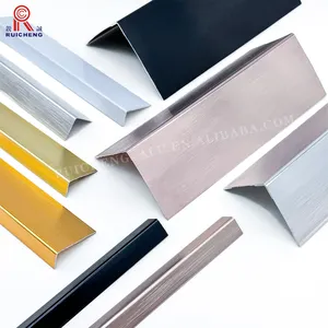 Aluminium Extrusion Profiles Metal Aluminum Angle L Shape Wall Corner Protection