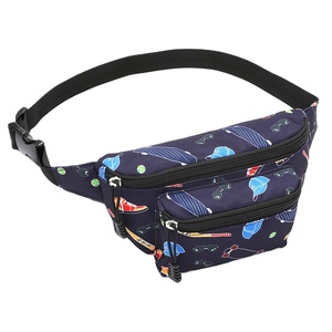Riñonera de moda para niños y niñas, bolso de pecho con patrón de dibujos animados, sin hombro - Product Image 1