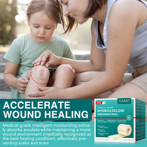 Pansement hydrocolloïde ELAIMEI en rouleau pour cicatrices, ulcères, blessures traumatiques, brûlures, <span class=keywords><strong>eczéma</strong></span>, incisions, dommages par usage, escarres, patch universel - Product Image 2