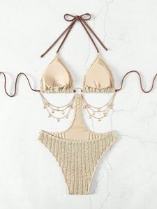 <span class=keywords><strong>Maillot</strong></span> <span class=keywords><strong>de</strong></span> <span class=keywords><strong>bain</strong></span> une pièce brésilien coupe haute, style string, orné <span class=keywords><strong>de</strong></span> diamants, ultra sexy pour femme - Product Image 6