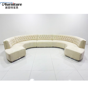 Anseer Hochwertiges Luxus-L-förmiges Sofa mit Guifei-Sessel im Designer-Stil für Villen zum Fabrikpreis - Product Image 2