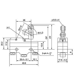 TMAZTZ TM-1743 15A AC250V 미니어처 마이크로 스위치 SPDT 회로 25C에서 +80C 작동 온도 - Product Image 2