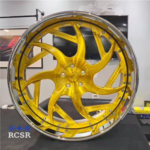 Velg Fogiotos Custom <span class=keywords><strong>2</strong></span>/3-Piece Forged 22 24 26 28 Inch Deep Dish untuk Roda 6x139.7 5x127 5x114.3 PCD untuk Chevy 6 Lug - Product Image 5