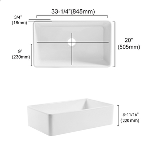 Wholesale Square Two-Hole Double Bowl <strong>Ceramic</strong> <strong>Kitchen</strong> <strong>Sink</strong> with Pedestal Modern Design Easy to Clean for Commercial <strong>Kitchens</strong> - Product Image 6