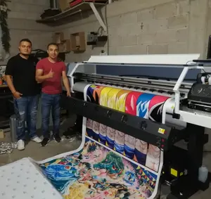 Impresora de inyección de tinta de papel tapiz, máquina de impresión de fotos flexible de gran formato, disponible en fábrica