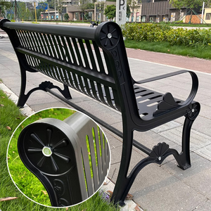 Phong cách hiện đại gang vườn băng ghế dự bị bền đồ gỗ ngoài trời cho Patio phòng tập thể dục công viên Mall & Bệnh viện sử dụng - Product Image 4