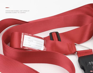 Нейлоновый дорожный защитный ремень для упаковки с крестообразным ремешком, усиленный ремень для страховки багажа - Product Image 5